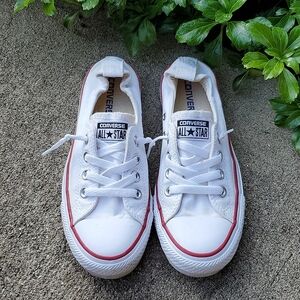 White Converse Shoreline